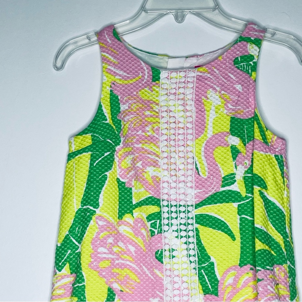 Lilly Pulitzer For Target flamingo print lace shift sleeveless dress Medium - Picture 4 of 15